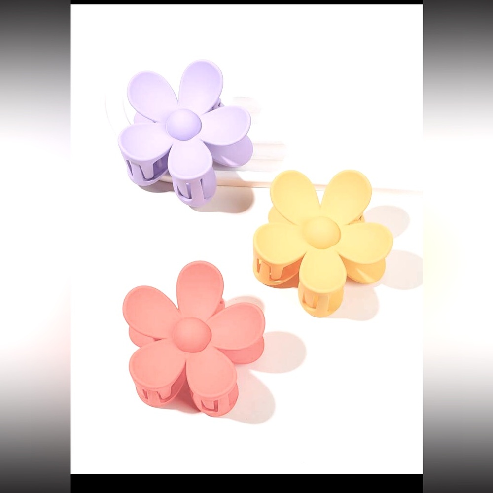 Flower Claw Clips